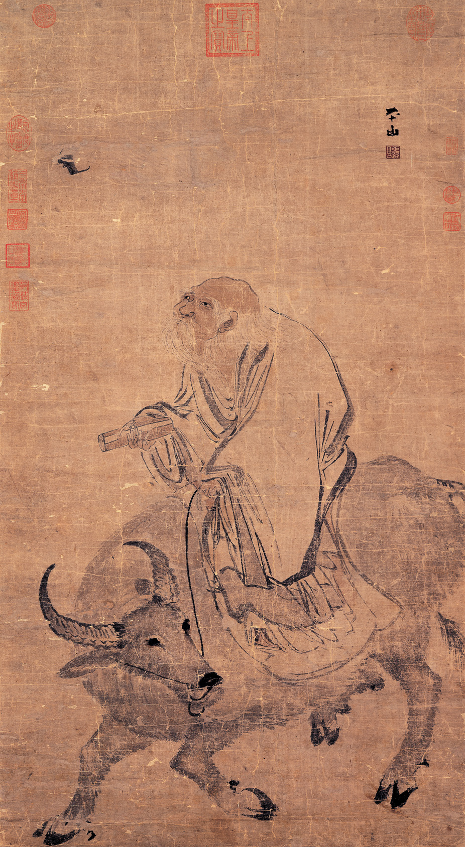 Zhang Lu-Laozi Riding an Ox